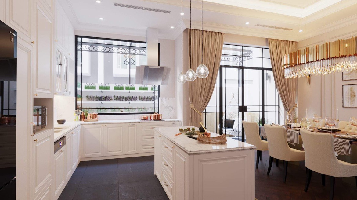 Bán biệt thự đã sửa đẹp diện tích 140m2 ở Lô K2 Khu Đô Thị Nam Thăng Long, Ciputra 2