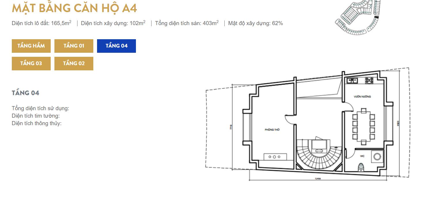 Bán Căn góc A4 view vườn hoa dự án nhà thấp tầng sunshine city ciputra Hà Nội 3