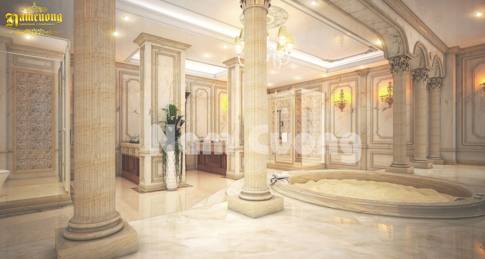 cần cho thuê biệt thự siêu vip nội thất đẳng cấp khu BT5 Lotus center - ciputra Hà Nội 8
