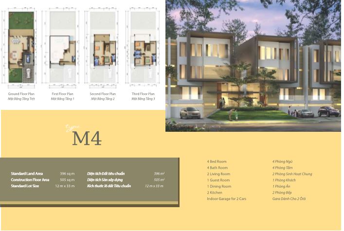 Mặt bằng M4 khu Q