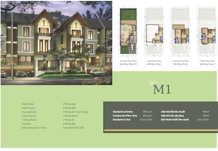 Mặt bằng M1 khu Q Mặt bằng M1 khu Q